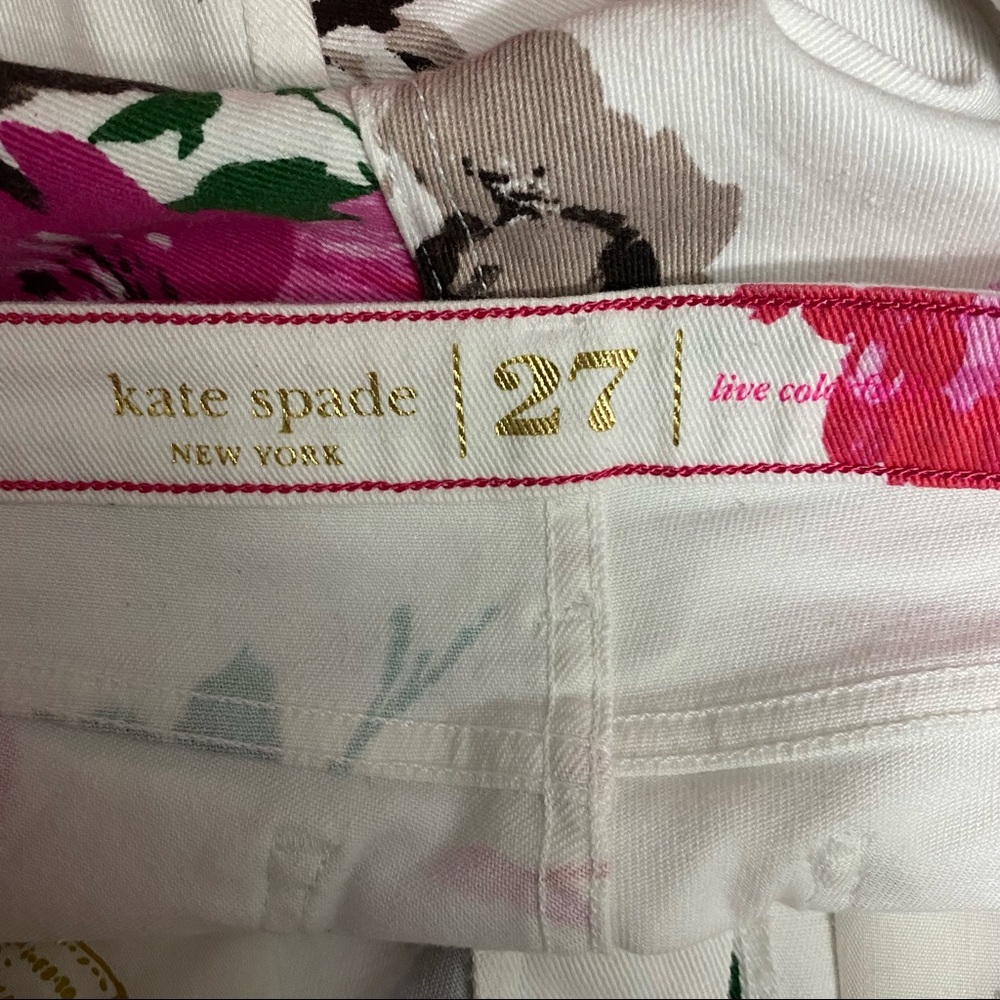 Kate Spade Broome Street Floral Jeans - Picture 11 of 16